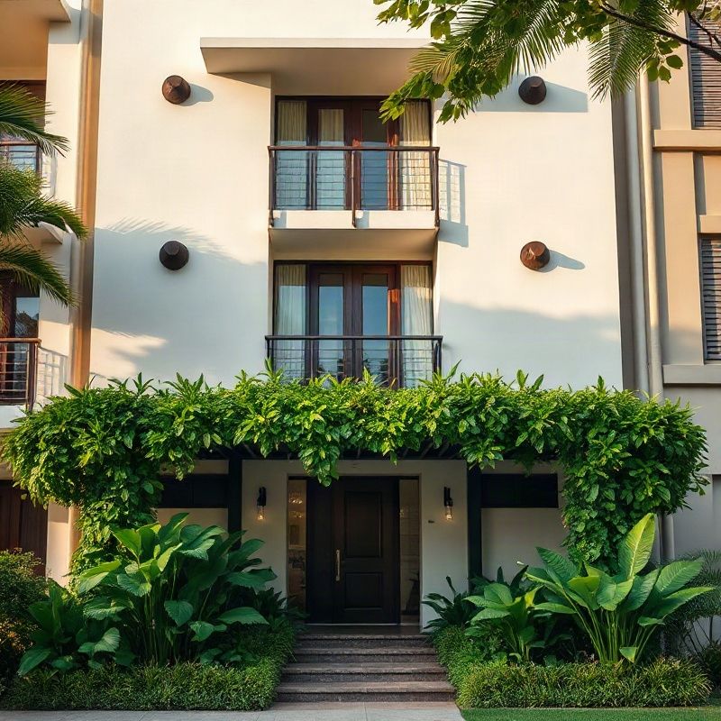Fachada modernista de edifício residencial boutique em Boa Viagem
